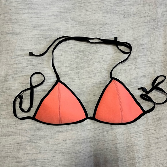 Triangl Swimwear Orange Bikini Top - Picture 1 of 4